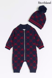River Island Baby Boys Monogram Bodysuit (Q68245) | NT$1,170