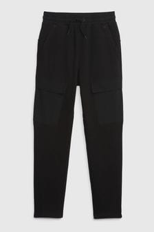 Черный - прямые спортивные брюки-карго Gap (4-13 лет) (Q68299) | €34
