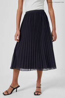 French Connection Pleated Solid Skirt