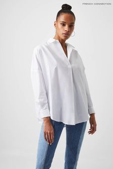 French Connection Rhodes Long Sleeves Popover Shirt