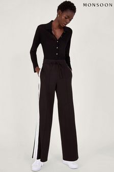 Monsoon Black Stripe Susie Trousers (Q68565) | kr1 100