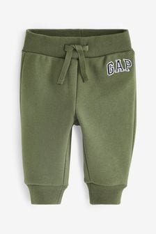 Зеленый хаки - Спортивные брюки без застежек с логотипом Gap (12 мес. - 5 лет) (Q68579) | €21