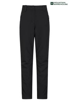 Mountain Warehouse Black Womens Arctic II Thermal Fleece Lined Trousers (Q69057) | €64