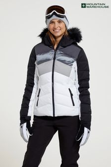 Mountain Warehouse White Womens Cascade Padded Ski Jacket (Q69091) | SGD 279
