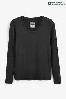 Mountain Warehouse Black Keep The Heat Womens IsoTherm Thermal Top (Q69095) | HK$267
