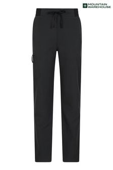 Mountain Warehouse Black Adventure Water Resistant Womens Trousers (Q69096) | €88