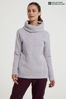 Mountain Warehouse Purple Idris Womens Cowl Neck Fleece (Q69104) | SGD 62