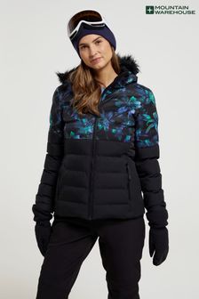 Mountain Warehouse Black Womens Avalanche Padded Ski Jacket (Q69123) | €206