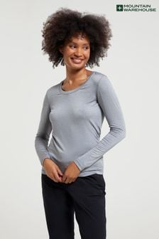 Mountain Warehouse Grey Keep The Heat Womens IsoTherm Thermal Top (Q69130) | SGD 50