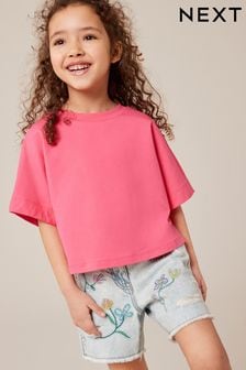 Pink Boxy T-Shirt (3-16yrs) (Q69167) | €6 - €8.50