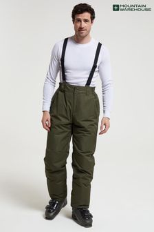 Mountain Warehouse Green Dusk II Mens Water Resistant Short Ski Trousers (Q69458) | CA$160