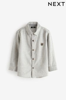 Grey Soft Flannel Shirt (3mths-7yrs) (Q69460) | €19 - €22