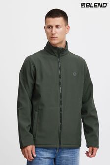 Zelena - Blend lahka jakna s širokim ovratnikom (Q69518) | €20