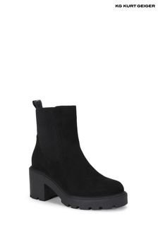 KG Kurt Geiger Turnin Black Boots (Q69638) | €136