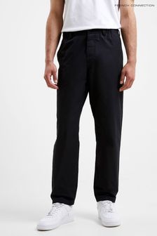 Schwarz - French Connection Military-Chinohose aus Baumwolle in Tapered Fit (Q69649) | 61 €