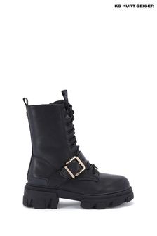 KG Kurt Geiger Trekker Smart Black Boots (Q69677) | ₪ 950