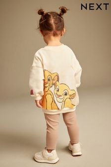Cream Lion King Sweater And Leggings Set (3mths-7yrs) (Q69815) | €30 - €36