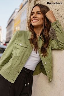 Зеленый - Threadbare классическая джинсовая куртка (Q69929) | €37