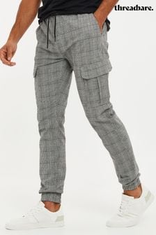 Casual checked trousers hot sale