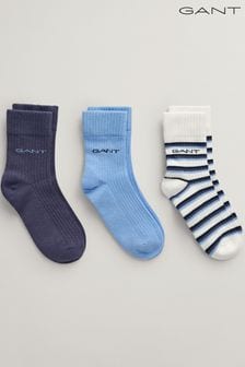 Gant 3er-Packung gestreifte Socken für Kinder​​​​​​​ (Q70386) | 25 €