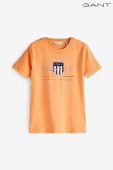 GANT Orange Archive Shield Teens T-Shirt (Q70421) | OMR16