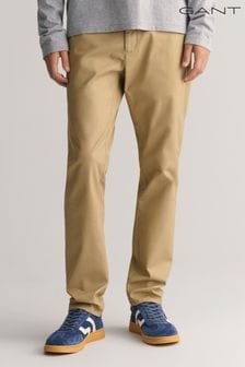 Бежевый - Gant узкие брюки чинос из Технологи-Преп™ (Q70430) | €166