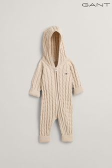 GANT Baby Shield Cotton Cable Knit One-Piece (Q70449) | NT$3,730