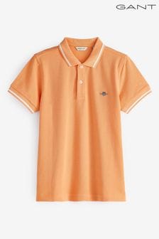 橘色 - Gant 青少年裝凸紋Polo衫 (Q70450) | NT$2,570