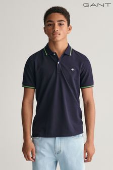 GANT Teens Tipped Piqué Polo Shirt (Q70451) | SGD 106