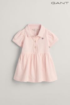 Rosa - Gant Piqué-Polokleid für Baby Mädchen (Q70473) | 78 €