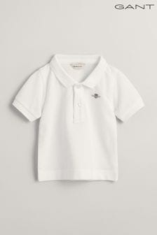 أبيض - قميص بولو بيكيه درع للبيبي من Gant (Q70484) | 173 ر.ق