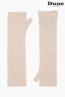 Dune London Cream Imani Cashmere Mix Knit Gloves (Q70566) | LEI 269