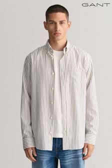 GANT White Regular Fit Striped Archive Oxford Shirt (Q70577) | kr1,298