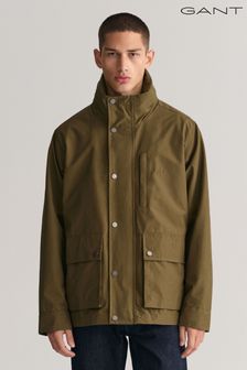 Зеленый - Gant легкая непромокаемая куртка (Q70601) | €411