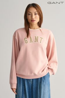 GANT Logo Crew Neck Sweatshirt