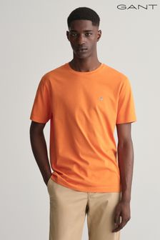 GANT Regular Fit Orange Shield T-Shirt