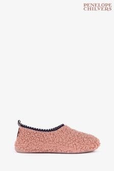 Penelope Chilvers Pink Peaseblossom Fleece Slippers (Q70875) | KRW168,600