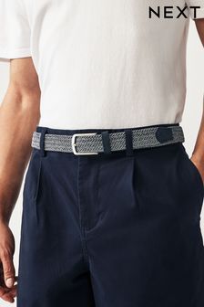Navy Woven Elasticated Belt (Q70915) | €19