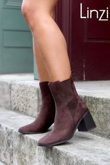 Linzi Brown Asher Classic Heeled Chelsea Boots (Q71065) | €56