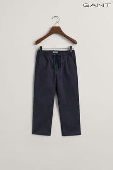 أزرق - بنطلون سهل اللبس منسوج للأطفال من Gant (Q71130) | 414 ر.س