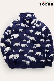 Boden Blue Cosy Polar Bear Fleece Jacket (Q71141) | €21 - €24
