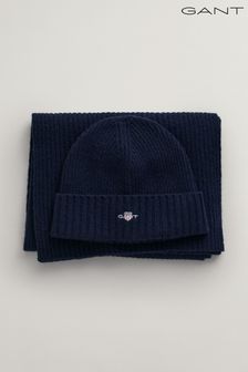 أزرق - طقم هدايا قبعة ووشاح منShield Gant (Q71147) | 638 ر.س