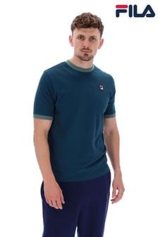 Niebieski - Koszulka Marconi Essential z kontrastowym wykończeniem marki Fila (Q71163) | 160 zł