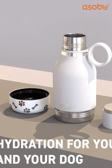 Asobu White Tritan 2-in-1 Dog Bowl Water Bottle (Q71398) | €46