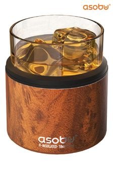 Asobu Wood Insulated “On the Rocks” Drinks Glass Sleeve (Q71417) | €34