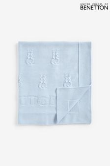 Benetton Blue Soft Baby Blanket (Q71437) | 129 QAR