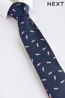 bleumarin lolipop - Cravată cu imprimeu personaj (1-16ani) (Q71459) | 74 LEI