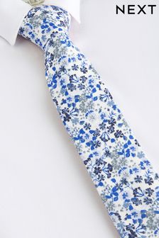 أزرق فاتح - ربطة عنق طبعة زهور (1-16 سنة) (Q71467) | 54 ر.س
