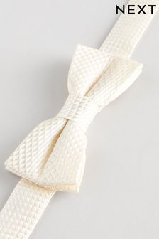 Ecru Textured Bow Tie (1-16yrs) (Q71477) | ￥1,210