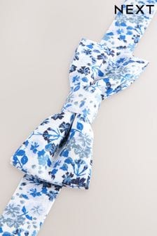 Albastru cu imprimeu floral - Papion cu model floral (1-16ani) (Q71478) | 58 LEI
